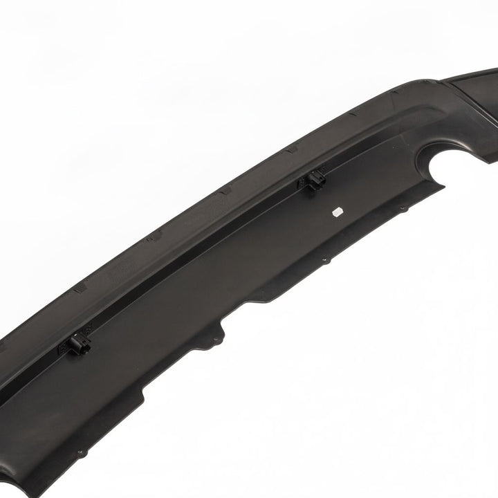 GALAXY REAR BUMPER COVER VALANCE PANEL CARBON BLACK WITH REAR PARKING AID SENSOR HOLES 2015-2023