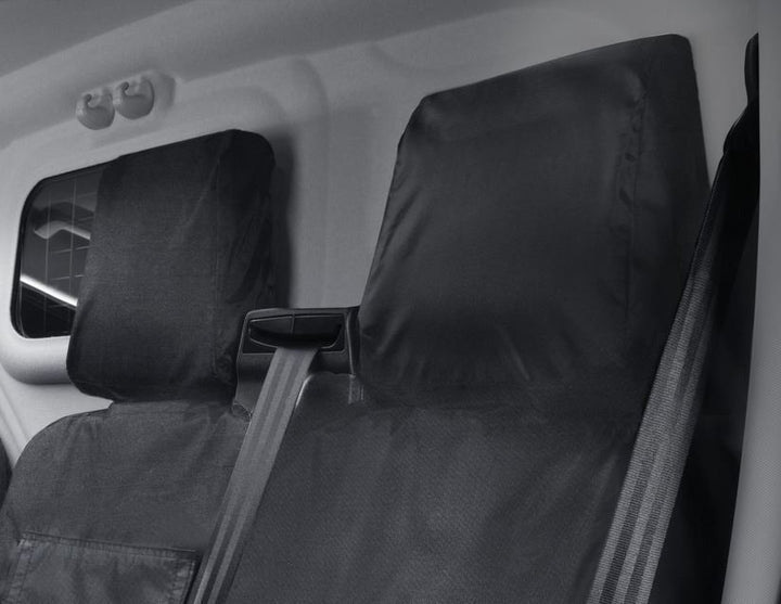 TRANSIT CUSTOM HDD* SEAT COVER FOR DUAL PASSENGER SEAT, BLACK, 2018 ONWARD