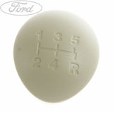 KA Gear Knob Insert White 5 Speed Manual 2008-2016