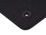 FOCUS FROM 04/2018 PREMIUM VELOURS FLOOR MATS FRONT,BLACK