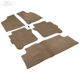 EVEREST FRONT & REAR FLOOR CARPET MATS KIT VELOUR 2009-2015