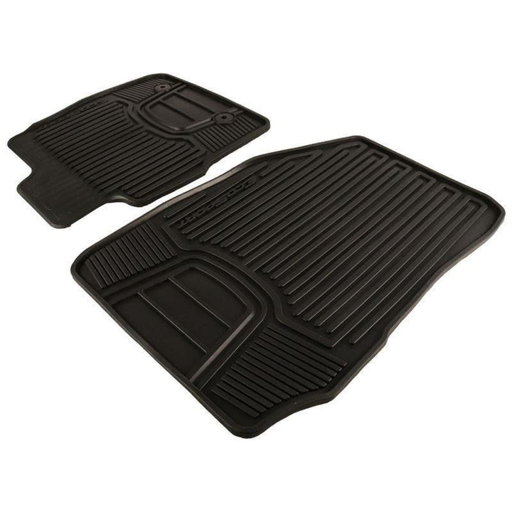 ECOSPORT FRONT RUBBER CONTOURED CAR FLOOR MATS BLACK 2014