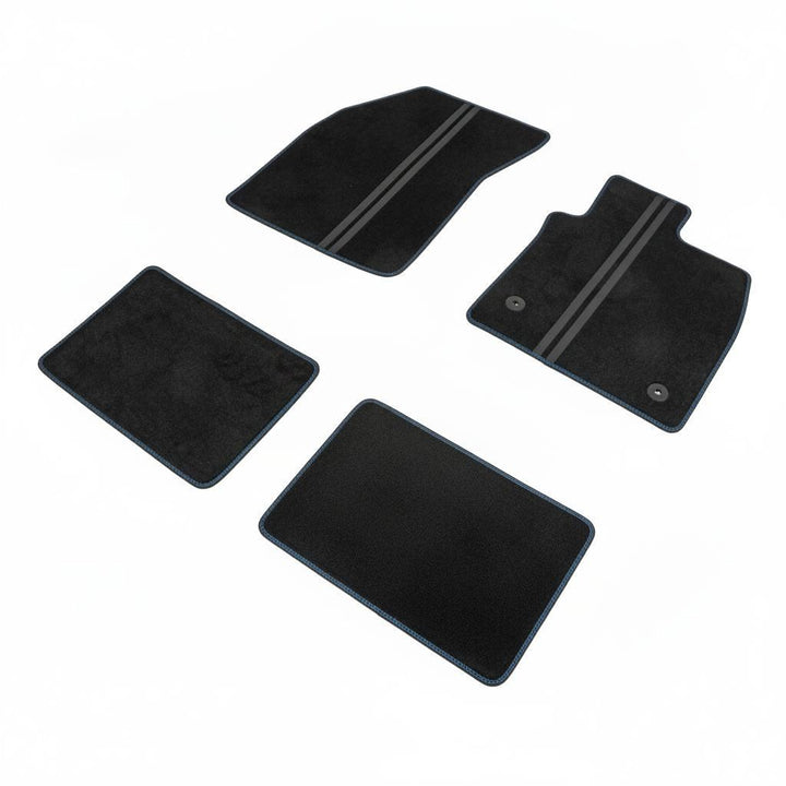 FOCUS ST FRONT CARPET FLOOR MATS CONTOURED BLUE 2021-2025