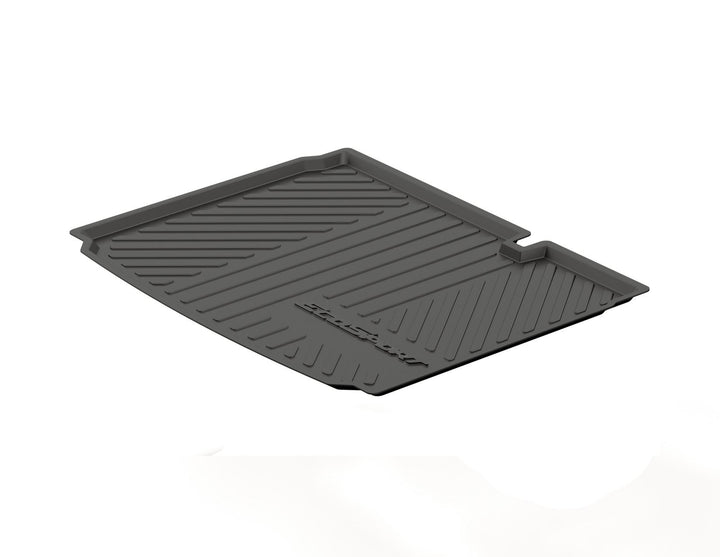 ECOSPORT REAR RUBBER BOOT LINER LOADING MAT BLACK WITH LOGO 2017- ONWARDS