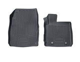 ECOSPORT RUBBER FLOOR MATS IN TRAY STYLE WITH RAISED EDGES, FRONT, BLACK WITH ECOSPORT LOGO, 2017 - ONWARD