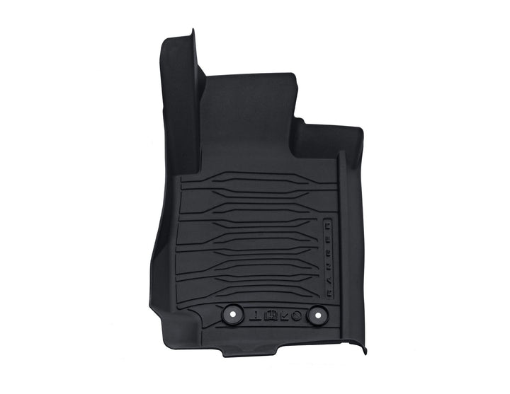 RANGER TKE SUPER SINGLE FRONT & REAR BLACK RUBBER FLOOR MATS 2019- ONWARDS