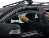 RANGER DOUBLE CAB CLIMAIR®* WIND DEFLECTORS FOR FRONT DOOR WINDOWS, BLACK, 2012 - ONWARD