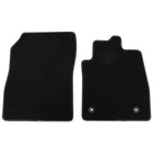 FIESTA VELOUR FLOOR MATS FRONT, WITH METAL GREY STITCHING AND FITTING HOLES, 2017 - ONWARD