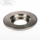 TRANSIT MK7 REAR SOLID BRAKE DISCS 284MM PAIR TWIN AXLE