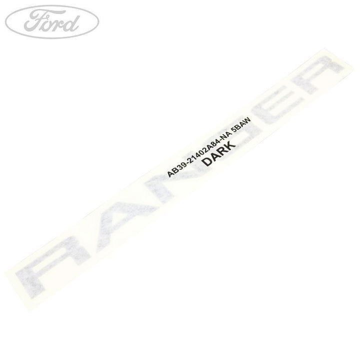 NAME PLATE DECAL