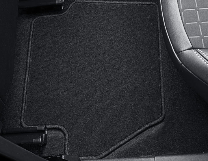 FIESTA CARPET FLOOR MATS REAR, BLACK, 2017 ONWARDS