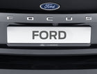 Ford Performance Number Plate Holder Kit Front & Rear Black With Silver 3D Effect Logo Set Of 2