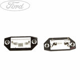 MONDEO NUMBER PLATE LIGHT LAMP X2