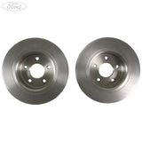 TRANSIT CONNECT REAR SOLID BRAKE DISCS PAIR SET 02-12