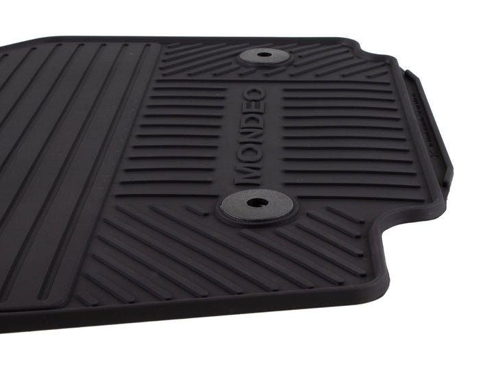 MONDEO 09/2010-08/2014 RUBBER FLOOR MATS FRONT,BLACK