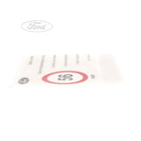 TRANSIT TRANSIT SPEED LIMITER DECAL