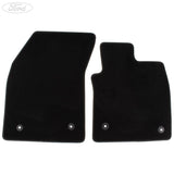 FOCUS FRONT CONTOUR FLOOR MATS MANUAL VELOUR MOSS 2018-