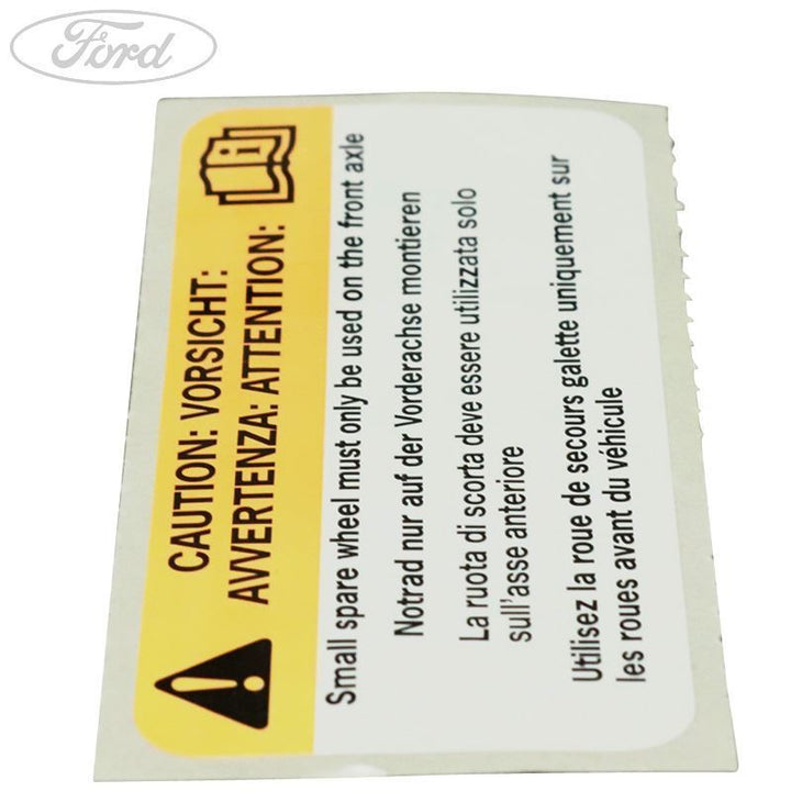 TIRE PRESSURE INSTRUCTION DECAL