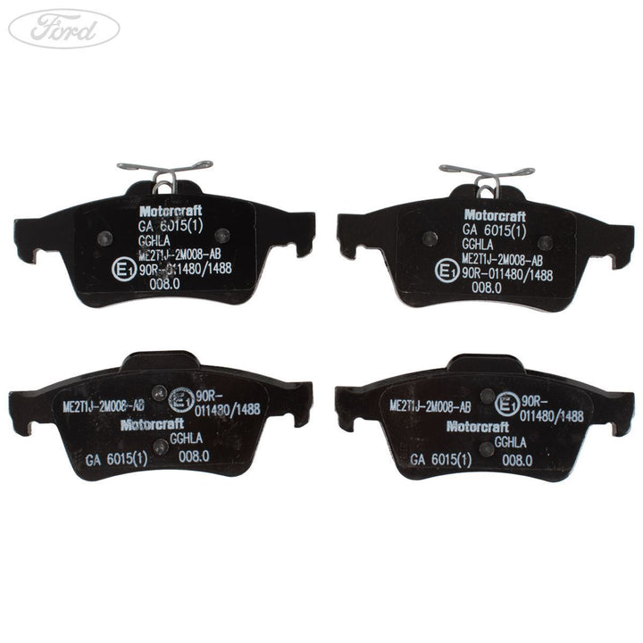 TRANSIT CONNECT MOTORCRAFT REAR CALIPER BRAKE PAD KIT