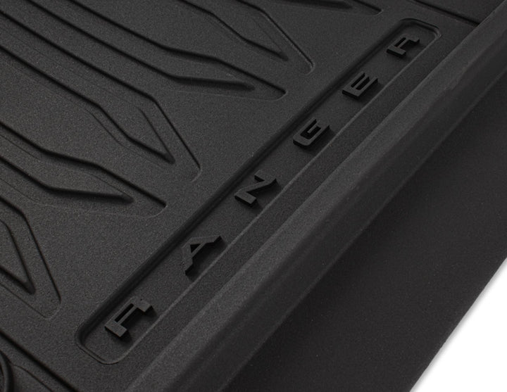 RANGER TKE SUPER SINGLE FRONT & REAR BLACK RUBBER FLOOR MATS 2019- ONWARDS