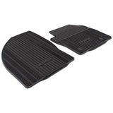 KUGA 01/2008-10/2012 RUBBER FLOOR MATS FRONT,BLACK