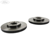 TRANSIT CONNECT FRONT VENTED BRAKE DISCS PAIR SET 02-12