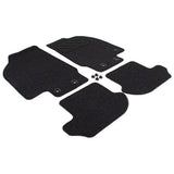 KA FRONT & REAR CARPET CAR FLOOR MATS BLACK 2003-2008