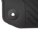 TOURNEO CUSTOM 02/2018-09/2023 RUBBER FLOOR MATS REAR,BLACK