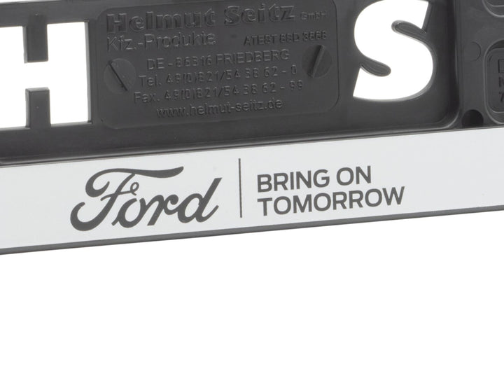 KUGA FORD LICENCE PLATE HOLDER WITH FITTING  02/2008  11/2012