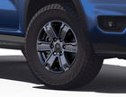 RANGER 17” ALLOY WHEEL 6-SPOKE DESIGN DARK SPARKLE SILVER 2022-ONWARDS