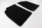 KA FRONT FLOOR MATS SET BLACK ACCENT VELOUR 2008-2016