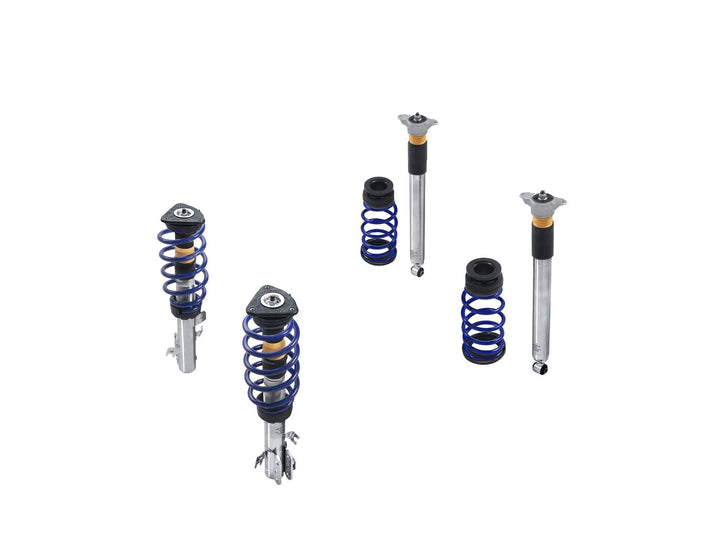 FIESTA ST COILOVER SUSPENSION KIT STAINLESS STEEL WITH POWDER COATED SPRINGS IN FORD PERFORMANCE BLUE 2017 - ONWARD