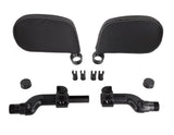ACV* SLEEPING HEADREST BLACK PVC LEATHER WITH SILVER PIPING