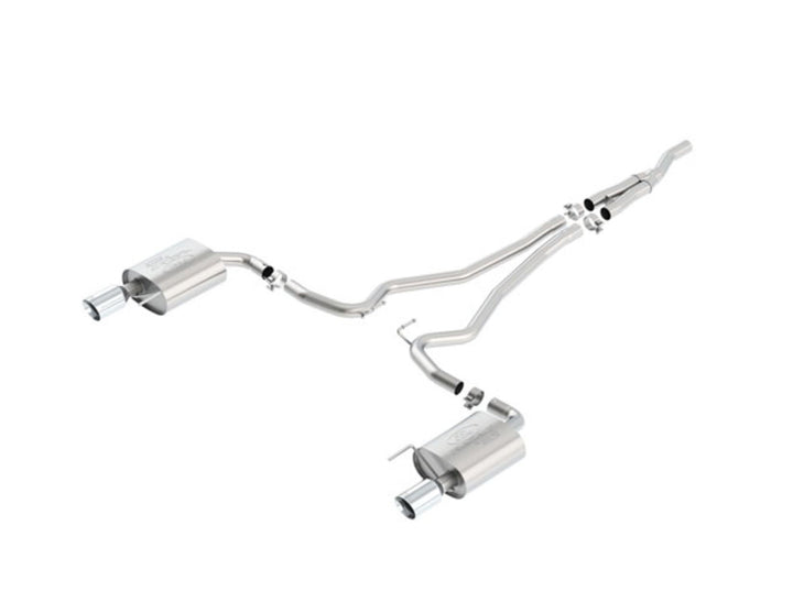 Ford Performance Mustang 2.3 EcoBoost Sports Y-Pipe Exhaust System Stainless Steel Twin Chromed Tail Pipe 2015-2018