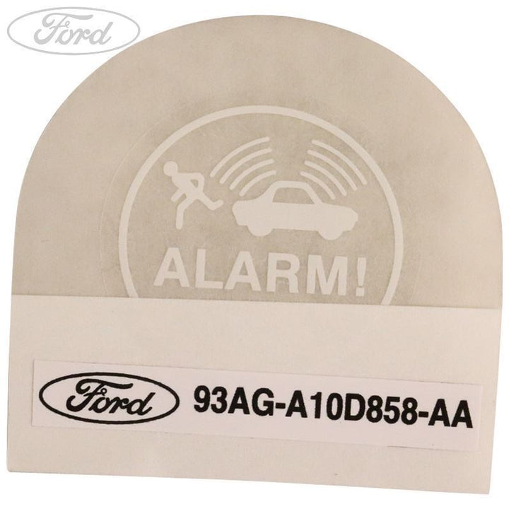 THEFT ALARM ANTI DECAL