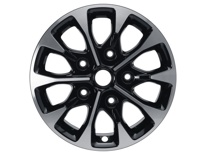 SET OF 4 ALLOY WHEELS WITH FITTING  01/2017