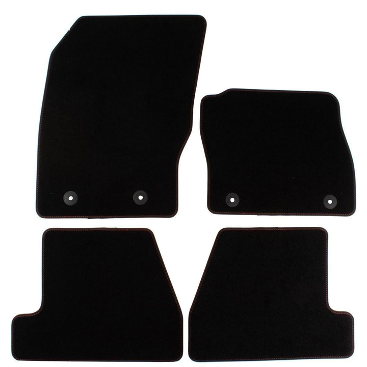 FOCUS FRONT & REAR CONTOUR FLOOR MATS KIT VELOUR 2015-