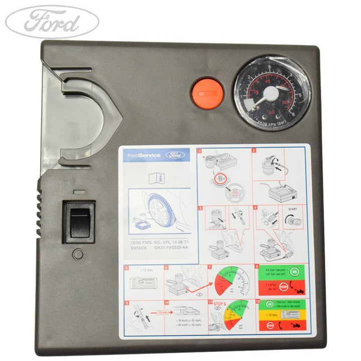 TRANSIT MK8 MK9 CUSTOM TYRE REPAIR KIT AIR COMPRESSOR 2012- – Ford