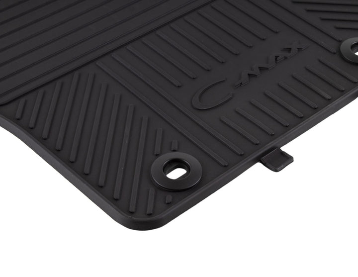 C-MAX 11/2010-03/2015 RUBBER FLOOR MATS FRONT,BLACK