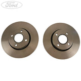 COUGAR MONDEO MK2 FRONT VENTED BRAKE DISCS PAIR SET