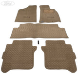 EVEREST FRONT & REAR FLOOR CARPET MATS KIT VELOUR 2009-2015