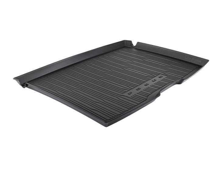 FOCUS ST REAR BLACK RUBBER BOOT LINER LOAD MAT WITH FOCUS LOGO 5 DOOR ONLY 2018 - ONWARDS