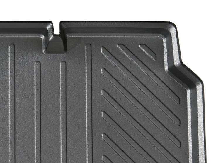 FIESTA BOOT LINER TRAY STYLE WITH RAISED EDGES, TO FIT UNDERNEATH SECOND LOAD FLOOR, BLACK WITH FIESTA LOGO, 2012-2017