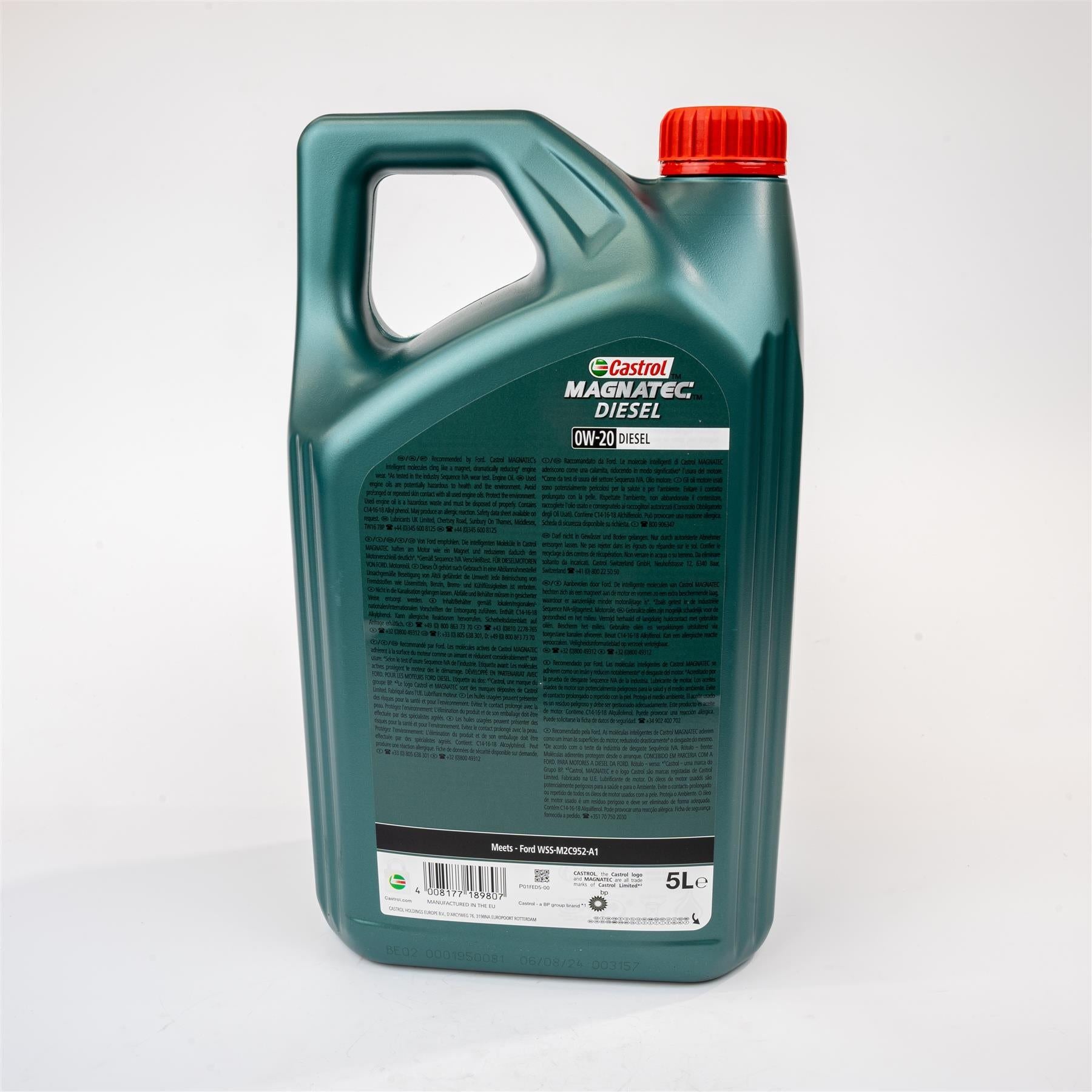 FORD CASTROL MAGNATEC PROFESSIONAL DIESEL 0W20 ENGINE OIL FULLY