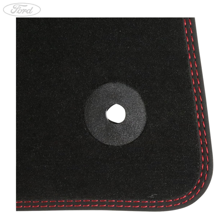 KUGA MK2 FRONT & REAR CARPET FLOOR MATS W/ RED PIPING