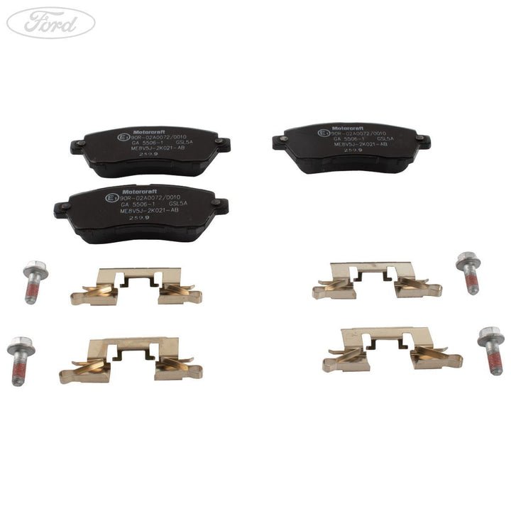 FIESTA MK7 MK8 MOTORCRAFT FRONT BRAKE PADS SET 2008-2016