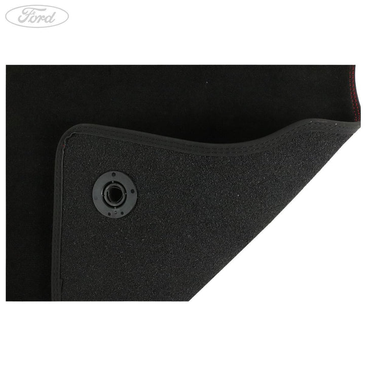 KUGA MK2 FRONT & REAR CARPET FLOOR MATS W/ RED PIPING