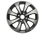 SET OF 4 ALLOY WHEELS WITH FITTING  05/2017