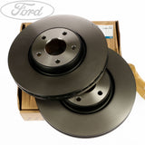 Pair Of Front Vented Brake Discs – 300mm – For Ford S-MAX 1.8/2.0/2.2 TDCi (2006-2014) – E-Approved