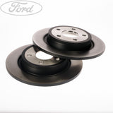 FOCUS MK2 C-MAX REAR SOLID BRAKE DISC 280MM PAIR 5 STUD